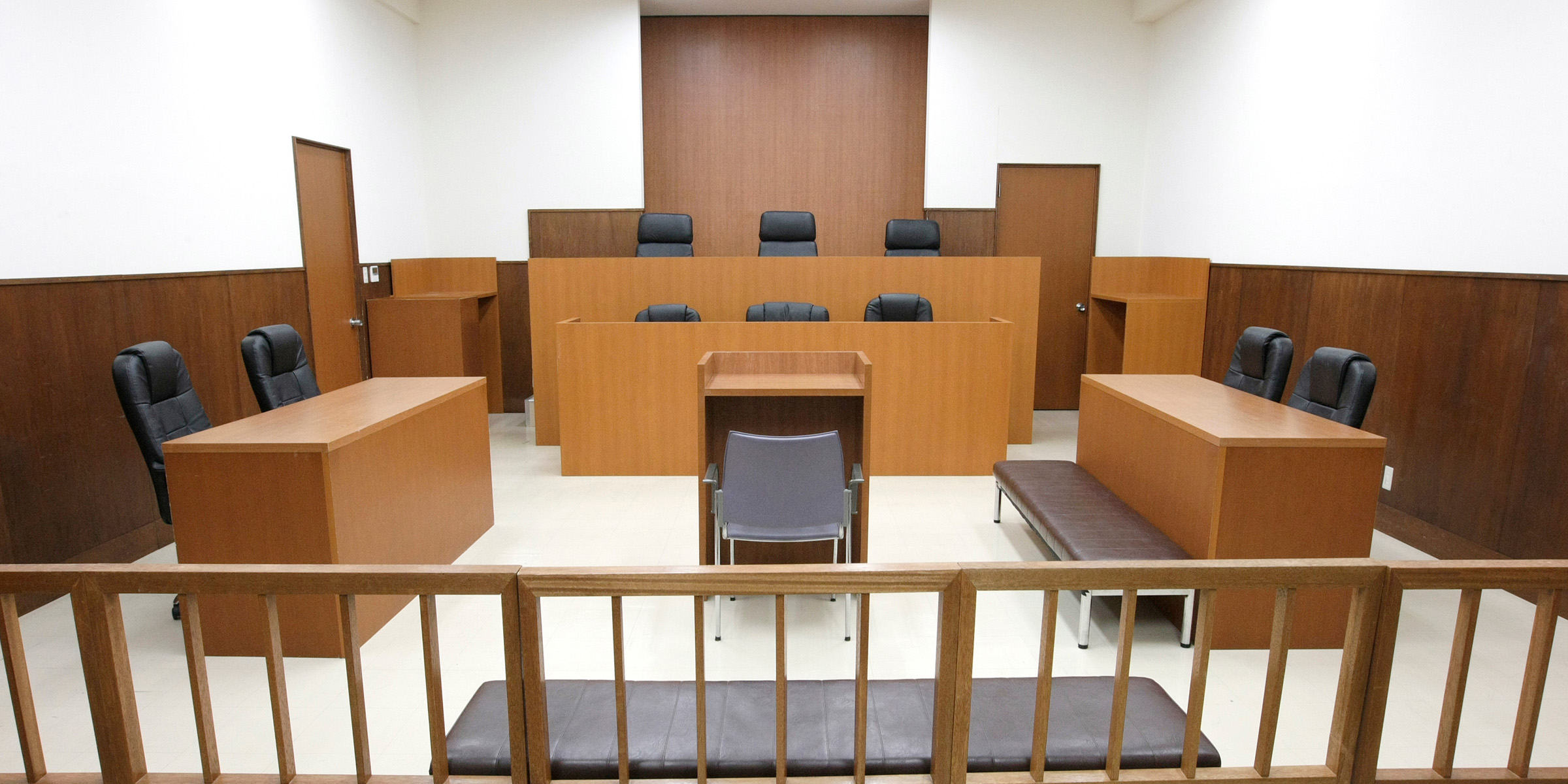 empty courtroom