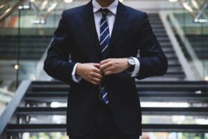 businessman wearing suit